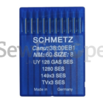 UY128GAS SES LIGHT BALL POINT NEEDLES (10 NEEDLES PER PACK)