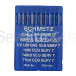 UY128GAS SES SERV7 BALL POINT NEEDLES (10 NEEDLES PER PACK)